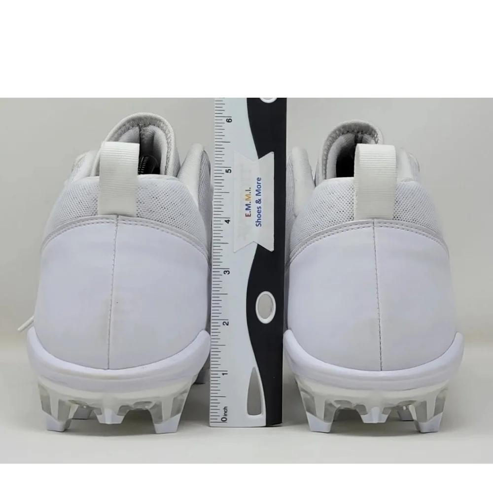 Nike Alpha Menace Pro 2 Low White/Black Football Cleats Sz 13.5 Mens CV6477-100